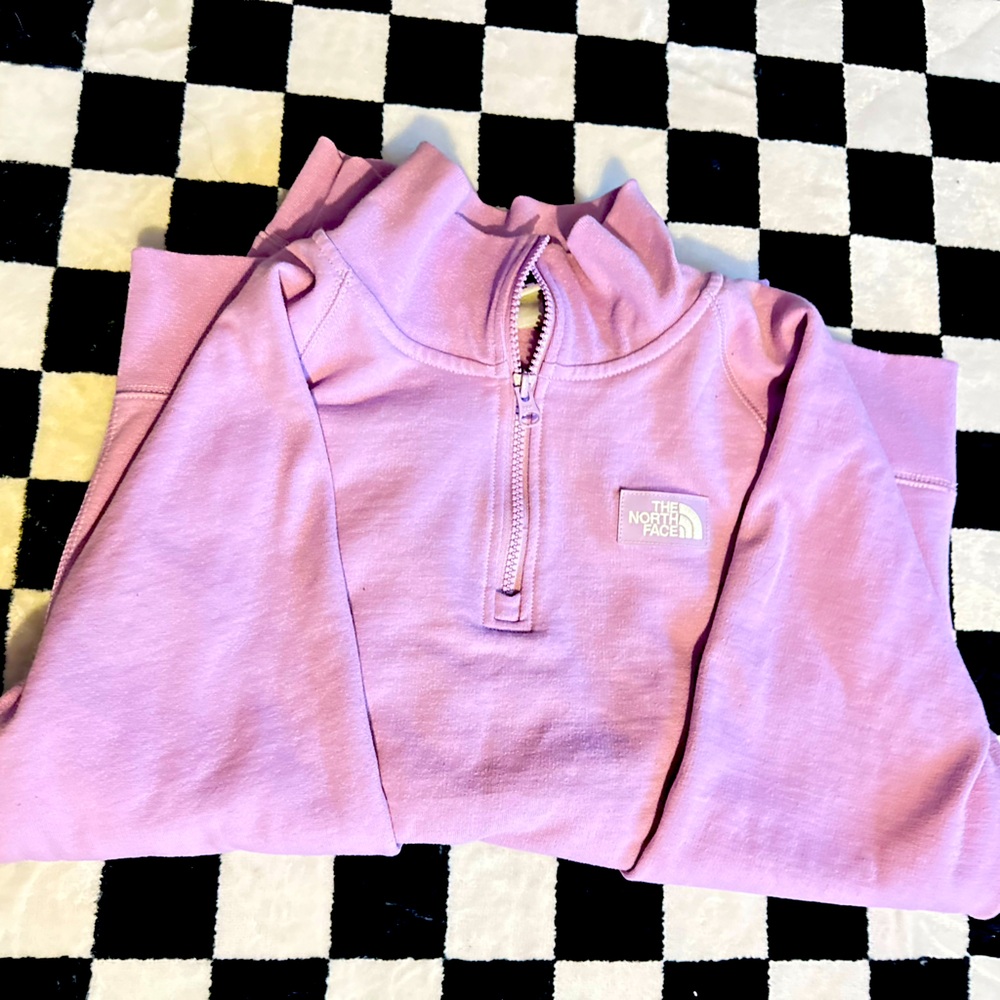 Women’s north face 1/4 zip purple